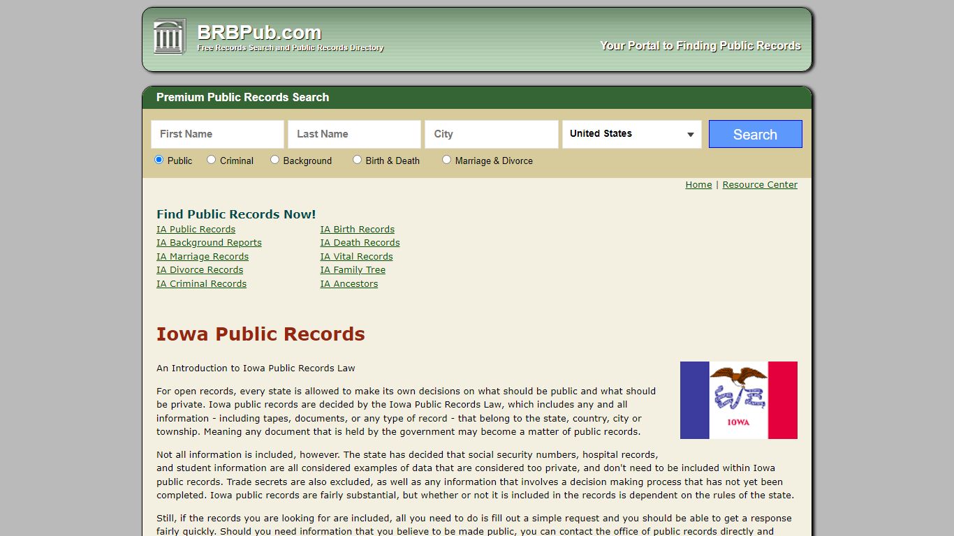 Free Iowa Public Records | Search Criminal and Civil Court ...